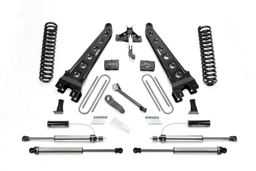 FABTECH K2295DL Radius Arm Lift System 6 in. Lift Incl. Front Dirt Logic 2.25 Resi Shocks and Rear Dirt Logic 2.25 Shocks Radius Arm Lift System