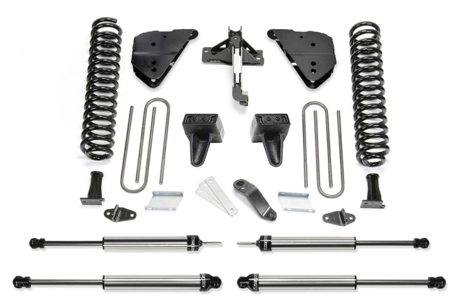 FABTECH K2412DL Lift Kit Suspension; Basic System; 6 Inch Front Lift; 6 Inch Rear Lift; With Front And Rear Dirt Logic Shock Absorbers In Kit