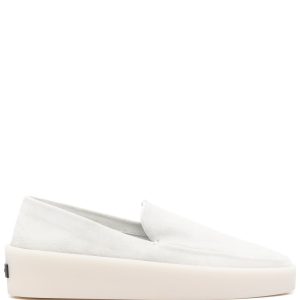 FEAR OF GOD Slip On Suede Loafers Dove Grey