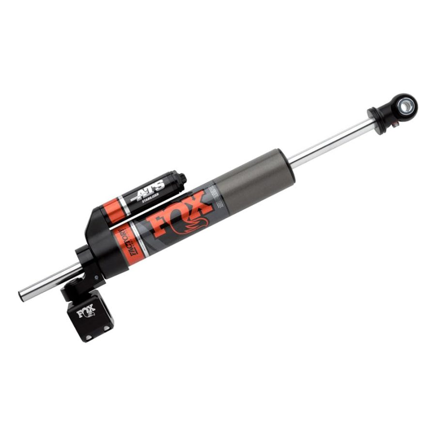 FOX 983-02-145 Steering Stabilizer; 2.0 Adventure Series; Single; Aluminum; With Stabilizer And Clamp; With External Reservoir