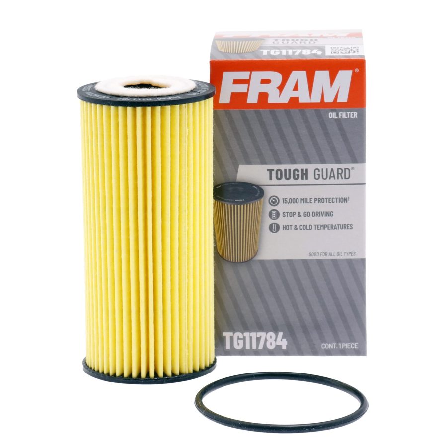 FRAM TG11784 Tough Guard Replacement Oil Filter with SureGrip, Designed for Interval Full-Flow Conventional and Synthetic Oil Changes Lasting Up to 15K Miles