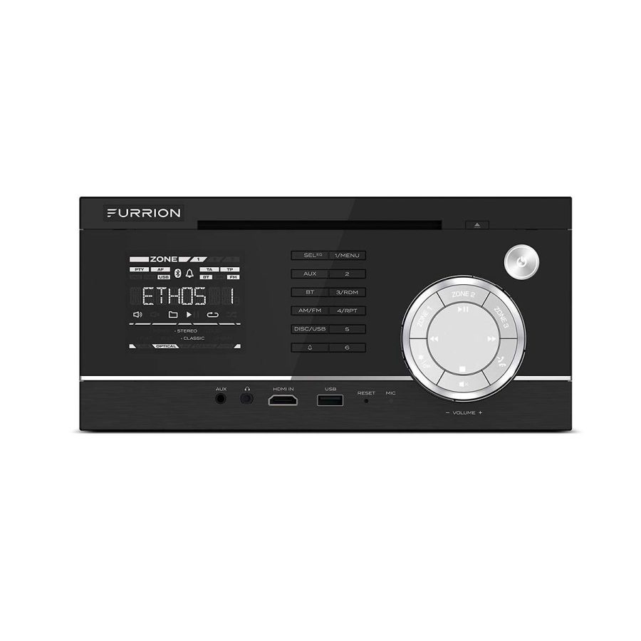 FURRION DV1230-BL RV and Marine Entertainment System, 260W, 3-Zone Audio, Bluetooth Enabled, Built-In CD/DVD Player, AM/FM Radio, Headphone Jack, USB Interface, Auxilary Input - 2021123544