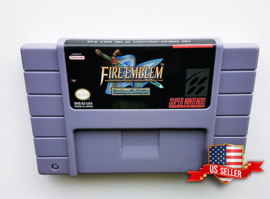 Fire Emblem - Genealogy of The Holy War - English Game SNES Super Nintendo - RPG