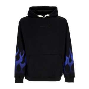 Flames Hoodie Men's Lightweight Hoodie Black/blue