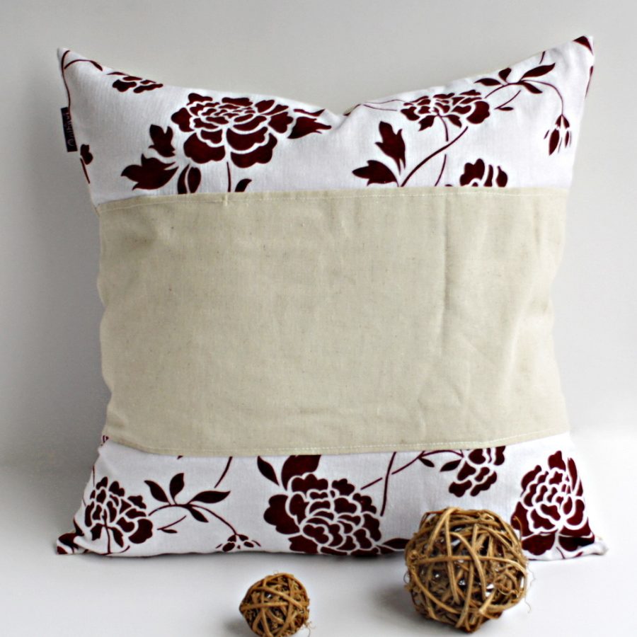 [Floral Ocean] Linen Stylish Pillow Cushion