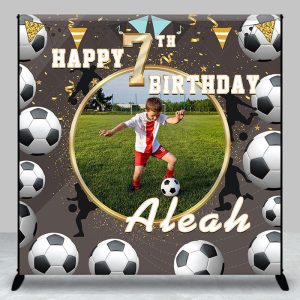 Football Club Sports Custom Photo Boy Birthday Backdrop - Aperturee