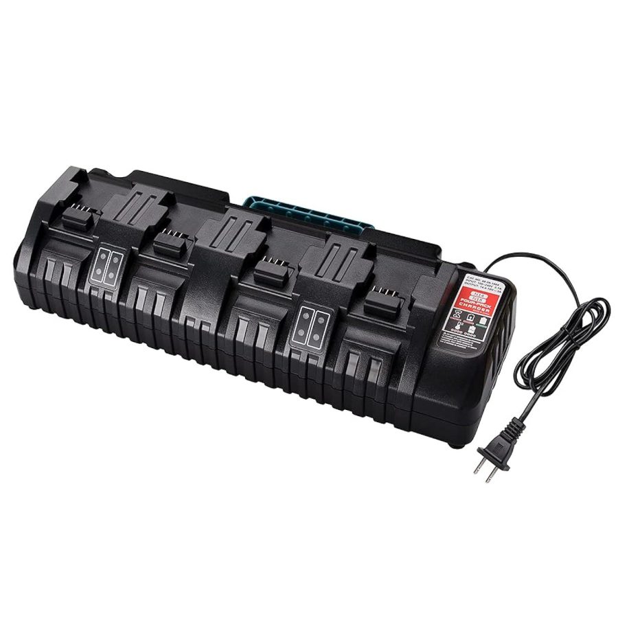 For M18 Battery Charger, 4-Ports Simultaneous Rapid Charger For Milwaukee 18V Li