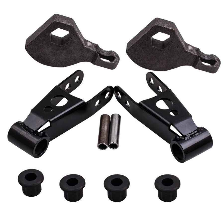 Front Rear Lift Kit Torsion Keys Shackles 3-2 inch Compatible for FITS compatible for DODGE DURANGO 4X4 1998-2003