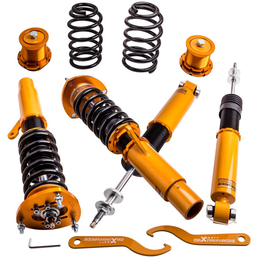 Full Set Coilovers Struts Compatible for Volkswagen Golf MK7 2015-2019 Damper Adjustable lowering kit