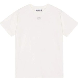 GANNI T-shirts and Polos White