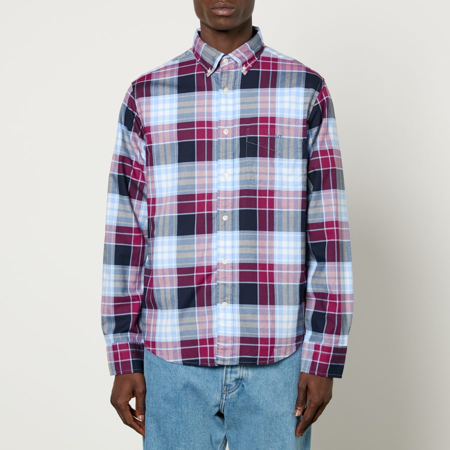 GANT Archive Checked Oxford Cotton Shirt - S