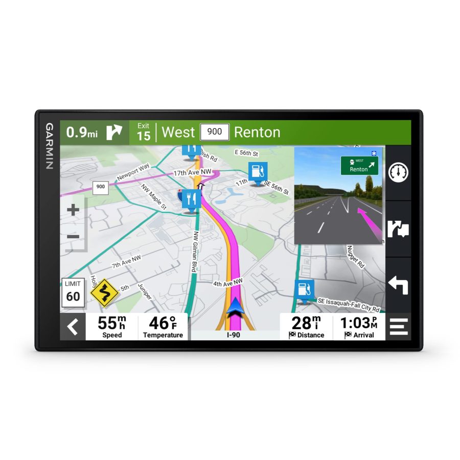 GARMIN 010-02471-00 DriveSmart 86, 8-inch Car GPS Navigator with Bright, Crisp High-resolution Maps and Voice Assist