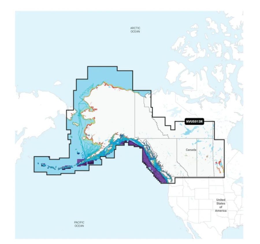 GARMIN 010-C1485-00 GARMIN NAVIONICS VISION+ CANADA WE, Compatible With Garmin GPS Navigation Systems/ Chart Plotters; Detailed Coverage Of Canada West And Alaska Lakes Rivers And Coastal; Region Code: NVUS013R; On SD/Micro-SD Card