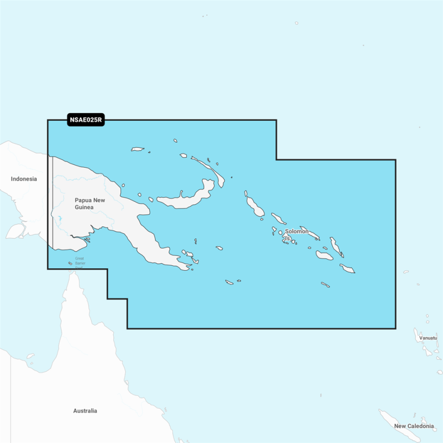 GARMIN 010C122320 PAPUA NEW GUINEA & SOLOMON ISL. GAR