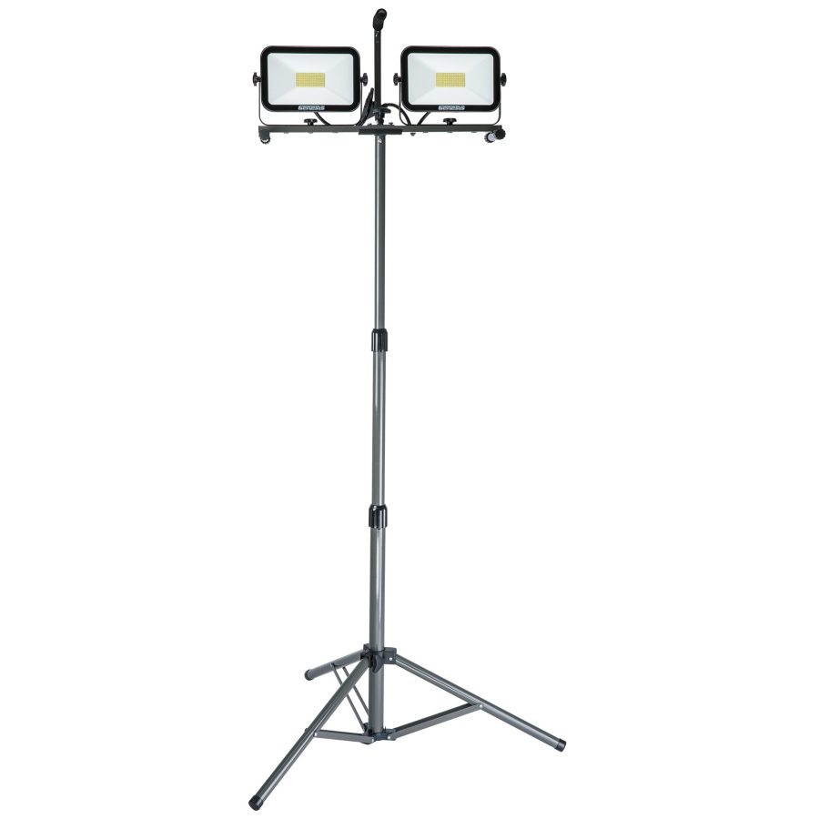 GENESIS GWL13130T 13,000-Lumen Dual-Head LED Work Light with Tripod