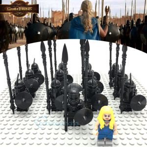 Game of Thrones Daenerys Khaleesi Grey Worm Unsullied Army MiniFigures MOC Toys