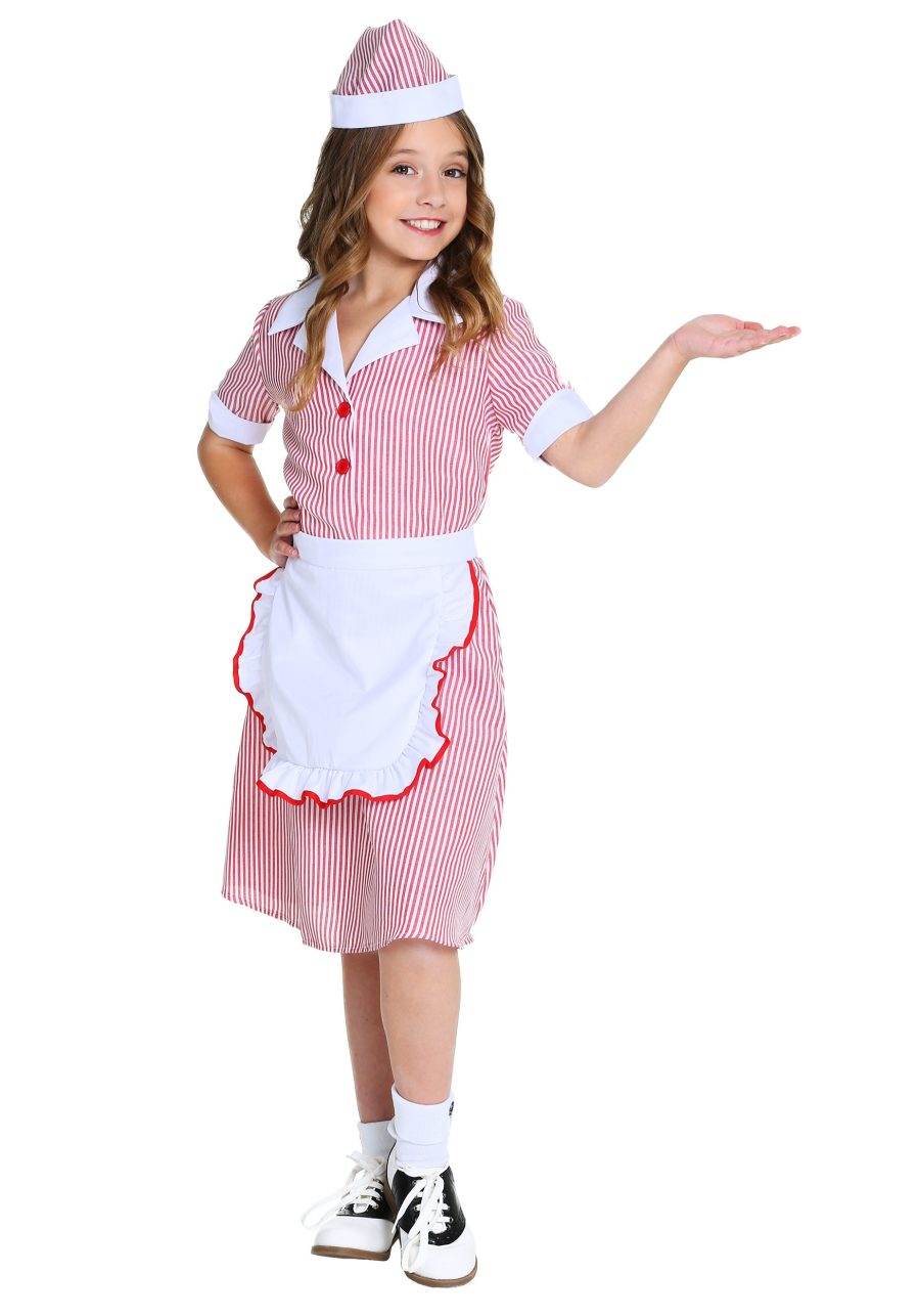 Girl's 50's Car Hop Costume