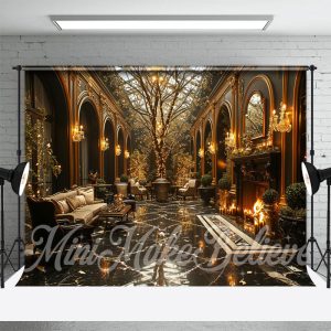 Glitter Hall Light Stripe Architecture Photo Backdrop - Aperturee