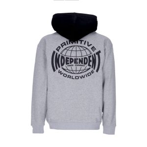 Global Two Tone Hood X Independent Gray Men's Hoodie