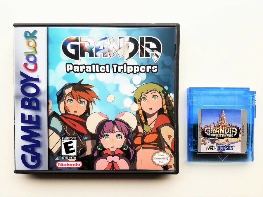 Grandia Parallel Trippers - Nintendo Gameboy Color GBC (Hudson RPG) English USA