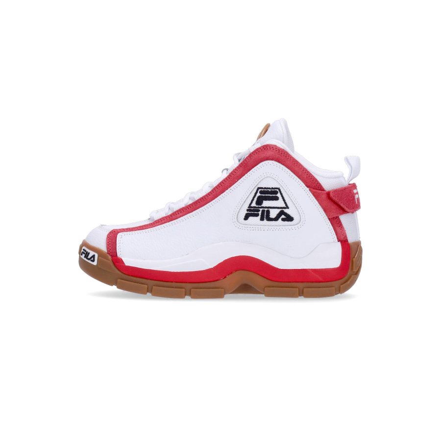 Grant Hill 2 Euro Basket Mid White/Fila Red Men's Basketball Shoe