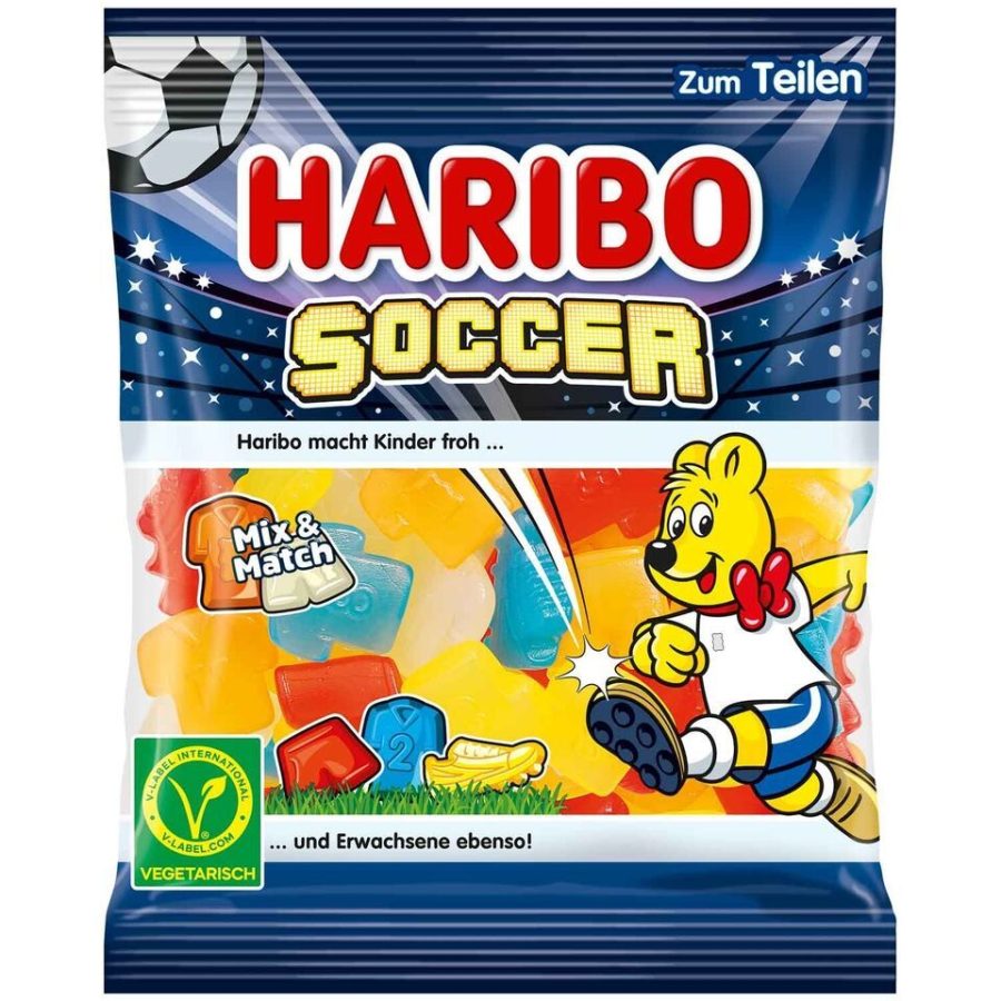 HARIBO Soccer Cup 2024 Jersey Shorts Shoes shaped gummies -175g -FREE SHIP