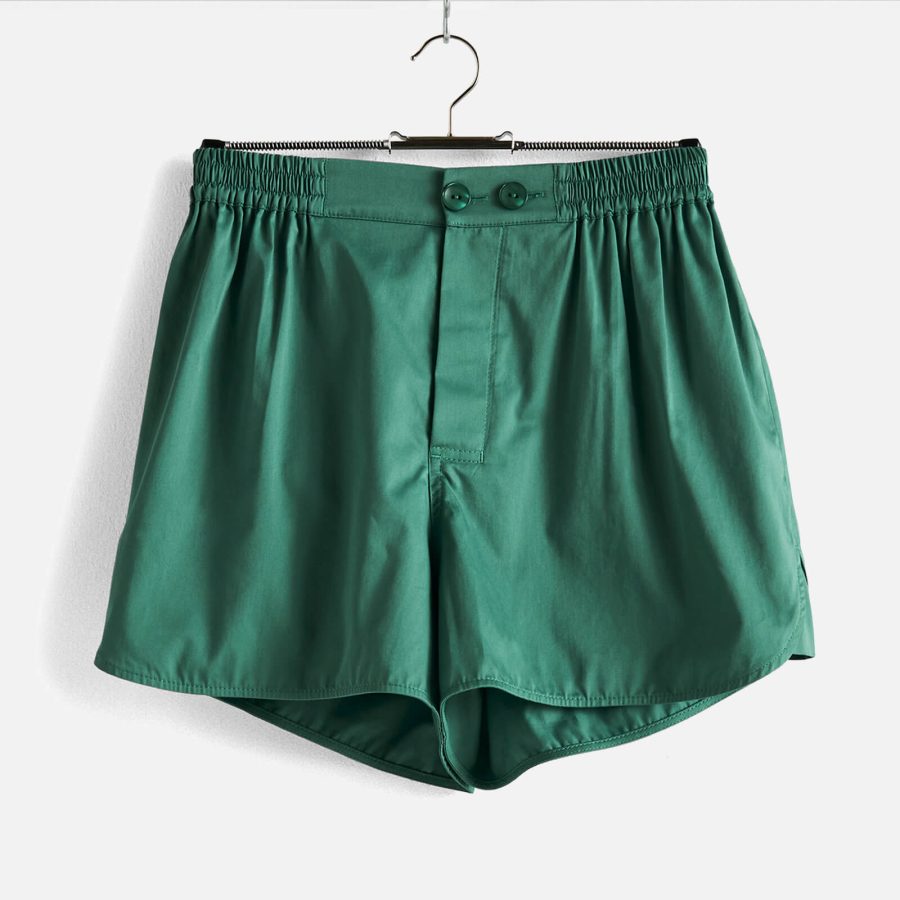 HAY Outline Pyjama Shorts - Emerald Green - Medium/Large