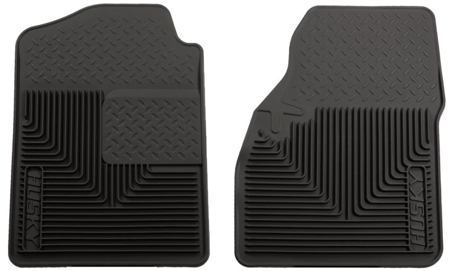 HUSKY LINERS 51031 Heavy Duty Front Floor Mats | 2002 - 2006 Chevrolet Suburban/GMC Sierra 1500/2500/Tahoe/Cadillac Escalade, 1999 - 2007 Chevrolet Silverado, and more, Black