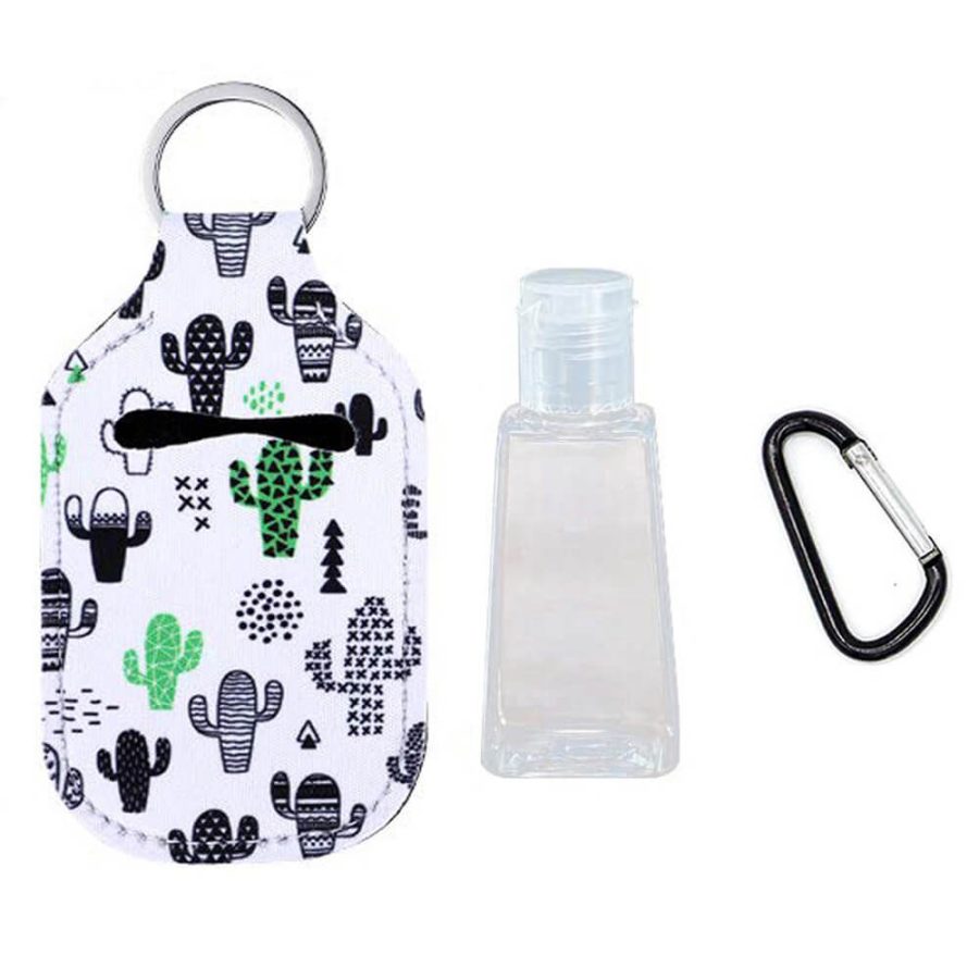 Hand Sanitizer Holder Keychain