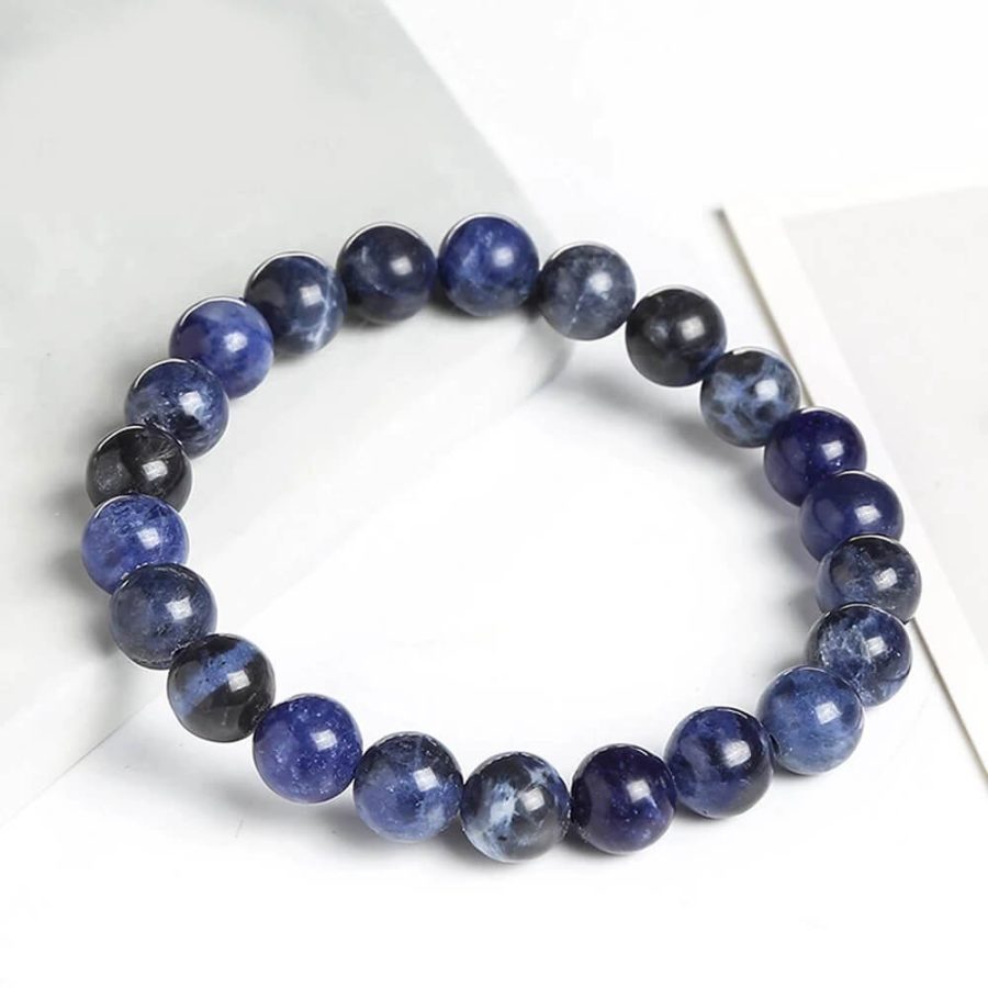 Healing Sodalite Bracelet Stone Jewelry