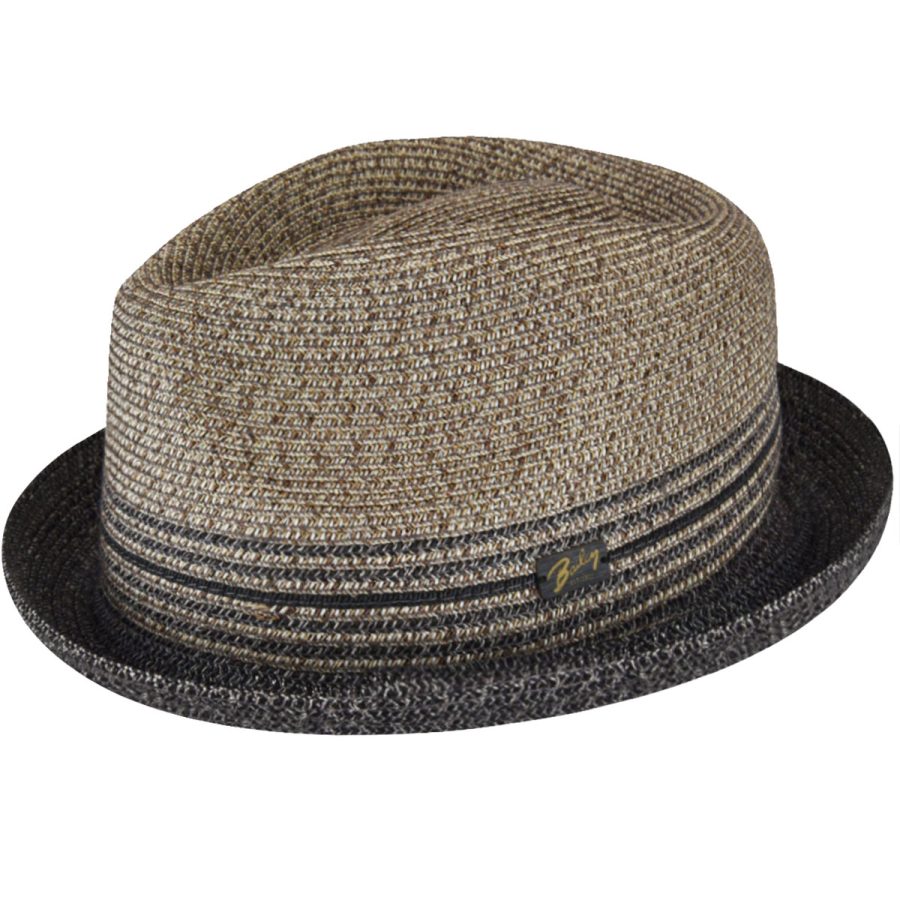 Hooper Toyo Braid Trilby - Charcoal/L