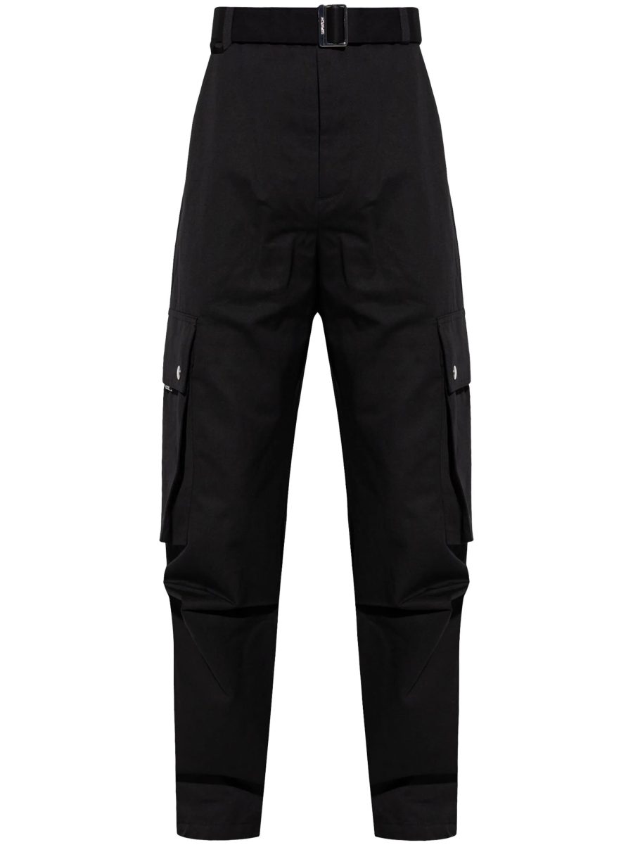 JACQUEMUS Le Cargo Woven Trousers Black