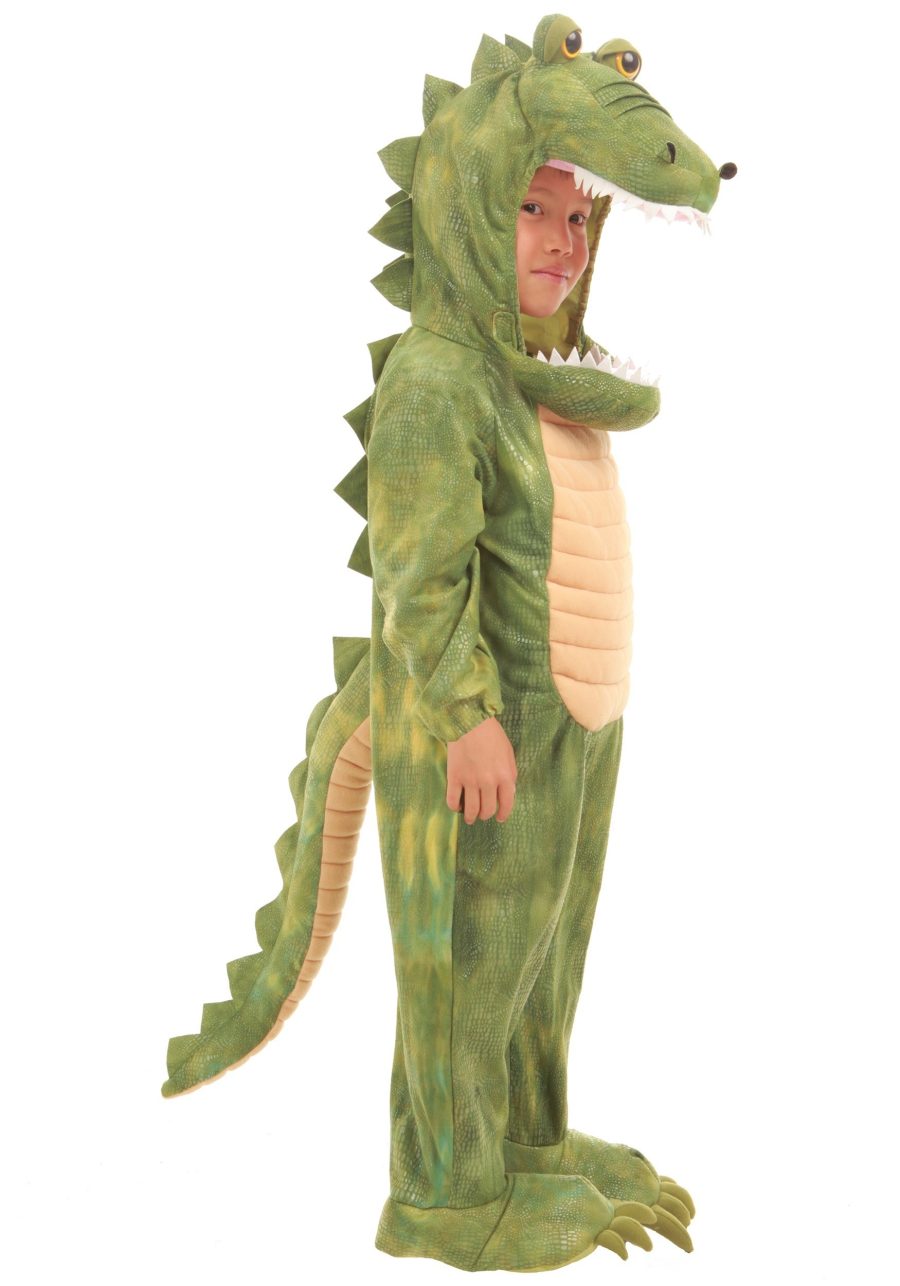 Kid's Cozy Green Alligator Costume