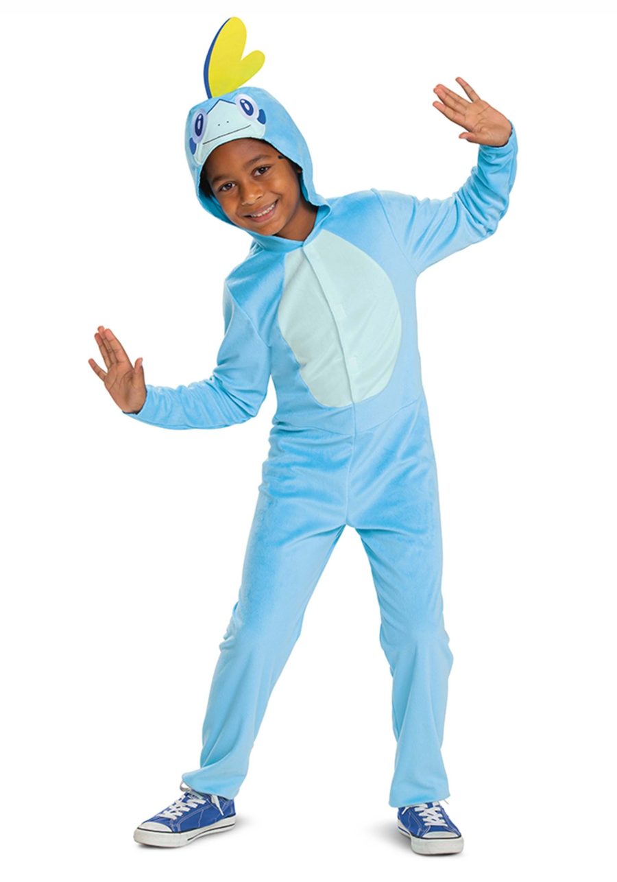 Kid's Pok??mon Sobble Hooded Jumpsuit Classic Costume