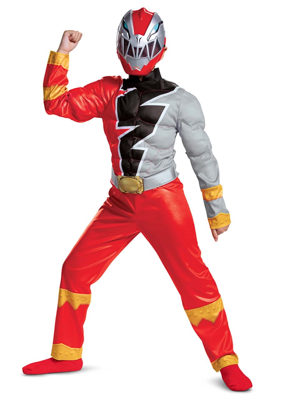 Kid's Power Rangers Dino Fury Red Ranger Costume