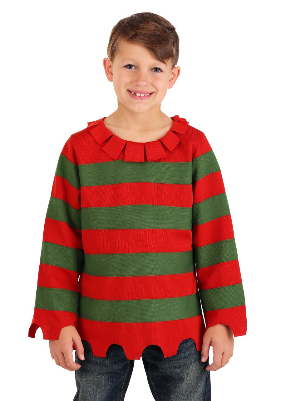 Kids Striped Nightmare Sweater Costume