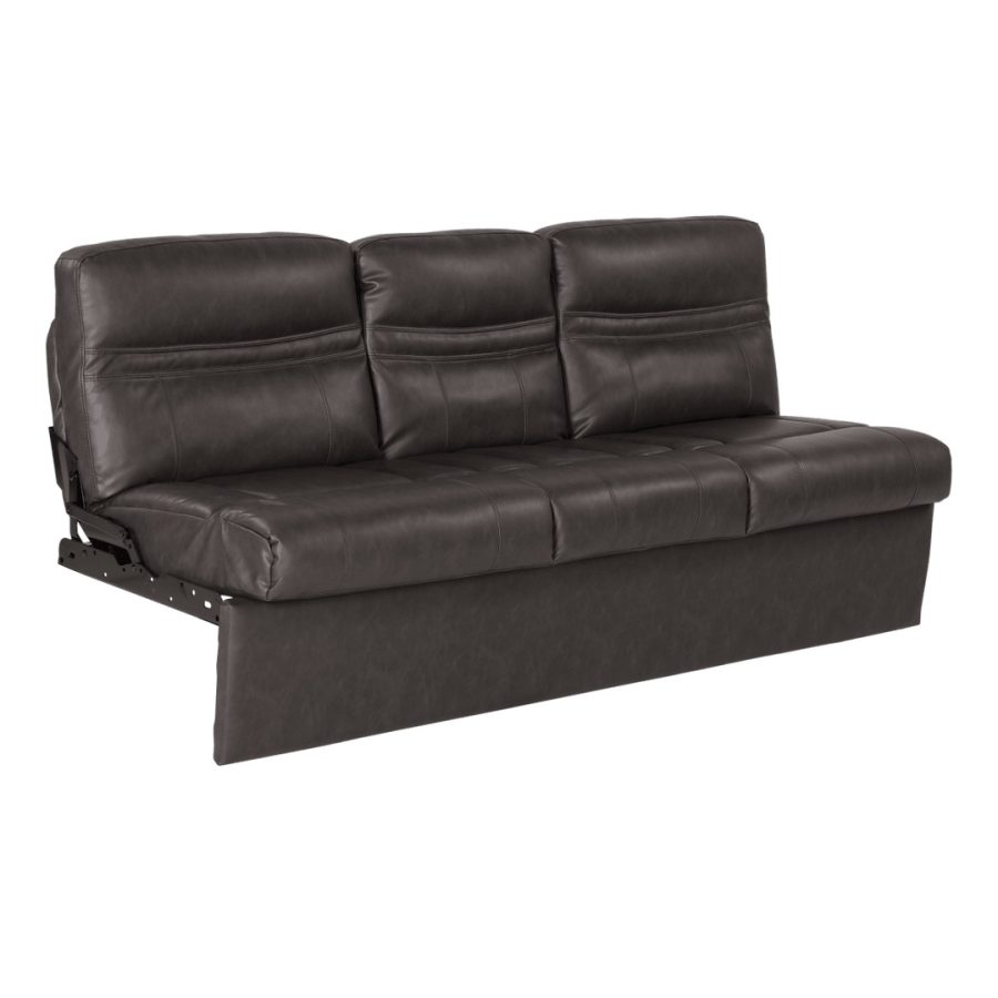 LIPPERT 2020129840 JACKNIFE SOFA-72, Jack Knife; 72 Inch Width x 30 Inch Depth x 34 Inch Height Overall; 69 Inch Width x 20 Inch Depth x 19 Inch Height Seating Surface Size; 69 Inch Width x 42 Inch Depth x 19 Inch Height Sleeping Surface Size