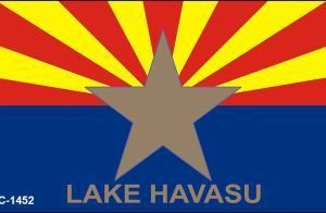 Lake Havasu Arizona State Flag Novelty Metal Key Chain