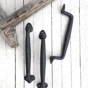 Large Iron Pull, Industrial Home Decor, Barn Door Handles