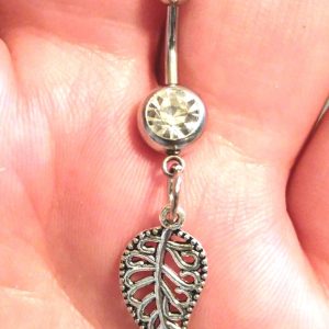 Leaf Belly Ring