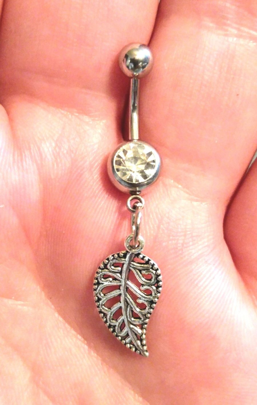 Leaf Belly Ring