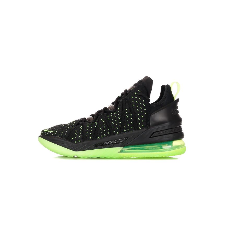 Lebron Xviii Men's Basketball Shoe Black/electric Green/black