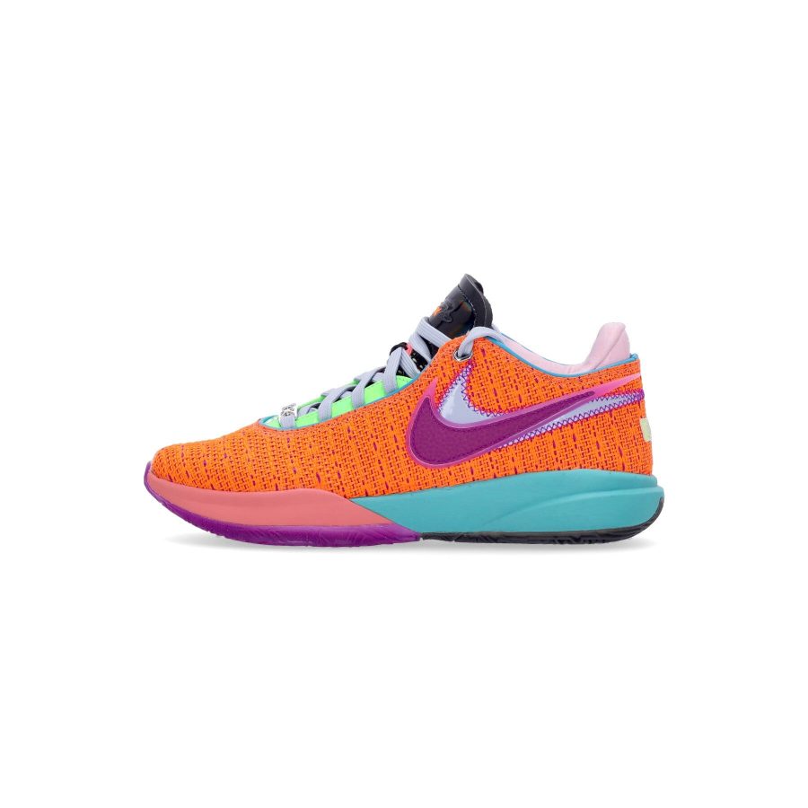 Lebron Xx Men's Basketball Shoe Total Orange/vivid Purple/green Strike