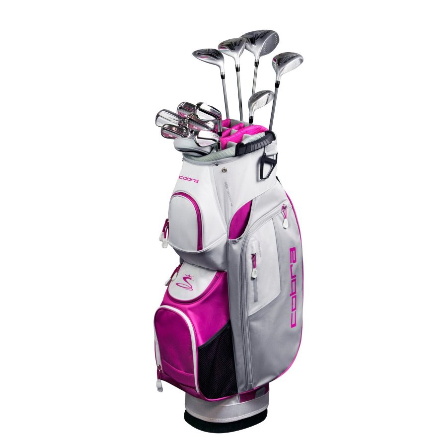 Left-handed women's iron set Cobra Bx Flyxl Sv Pu Clr Bx