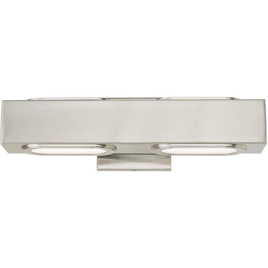 Livex Lighting 2 Lt Brushed Nickel ADA Bath Vanity