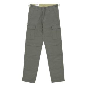 Long Men's Aviation Pant Smoke Green Rinsed