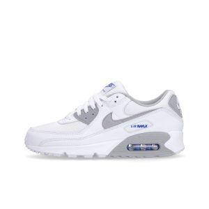 Low Man Air Max 90 White/lt Smoke Grey/racer Blue