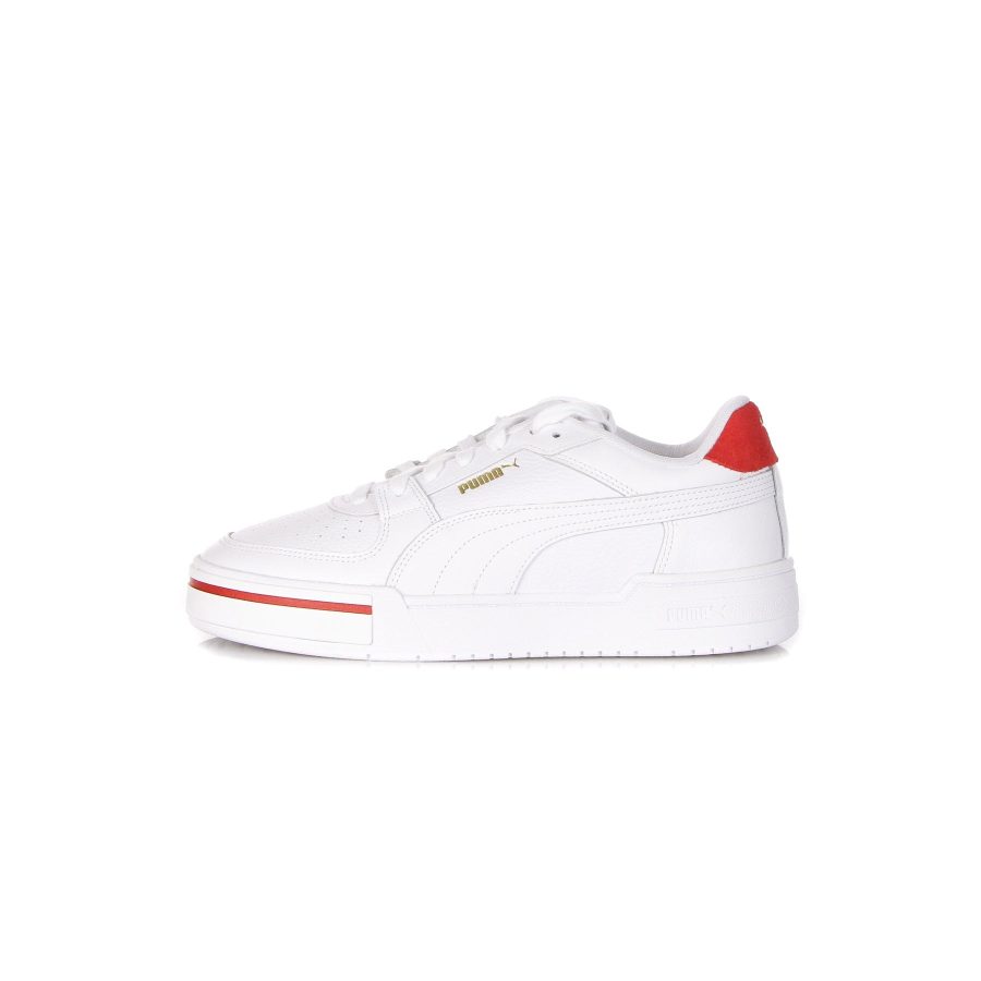 Low Men's Shoe Ca Pro Heritage White/white/high Risk Red