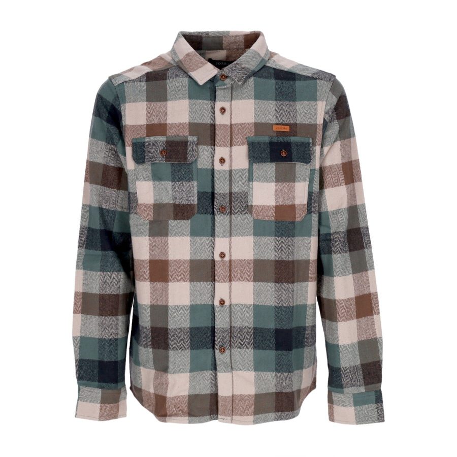 Lumber Fella Shirt Men's Long Sleeve Shirt Jungle Green