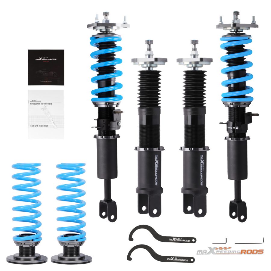 MAXPEEDINGRODS 24 WAY ADJUSTABLE COILOVERS FORNISSAN 350Z Z33 03-08 lowering kit